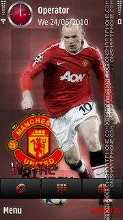 Rooney mufc 10 by di_stef tema screenshot