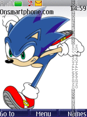 Sonic X theme screenshot