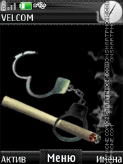 Скриншот темы No smoking anim