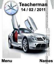 Capture d'écran Mercedes SLR thème
