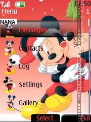 Minnie Kiss Clock theme screenshot