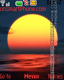 Animated sunset tema screenshot