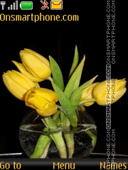 Yellow Tulips theme screenshot