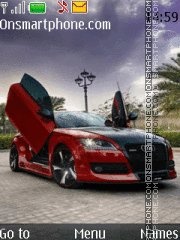 Capture d'écran Red Fast Audi thème