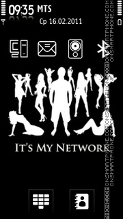 My Network 02 es el tema de pantalla