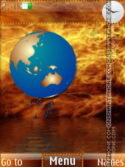 Скриншот темы Global Warming swf anim