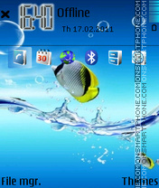 Capture d'écran Fish 09 thème