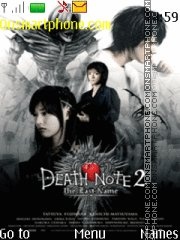 Capture d'écran Death Note The Last Name thème