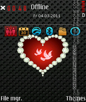 Be my valentine 03 theme screenshot