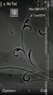 Abstract Grey tema screenshot