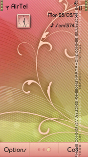 Abstract Pink Theme-Screenshot