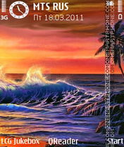 Sea-Color tema screenshot