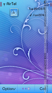 Capture d'écran Abstract Blue thème