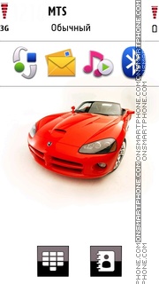 Red Car 05 theme screenshot