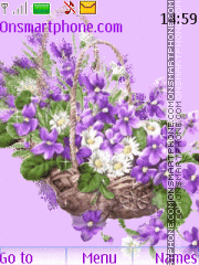 Purple softness theme screenshot