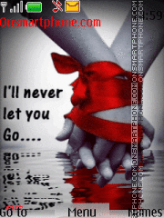 I'II never let you go.. es el tema de pantalla