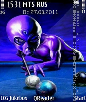 Alien tema screenshot