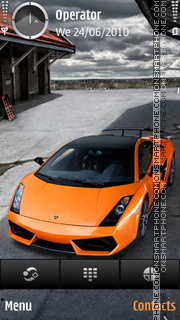 Capture d'écran Lamborghini thème