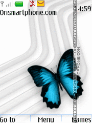 Capture d'écran Animated Butterfly By ROMB39 thème