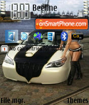 Linda Car n73 theme screenshot