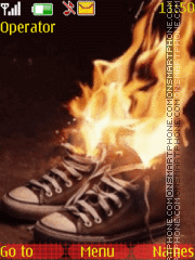 Fire Boots theme screenshot
