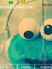 Cookie Monster tema screenshot