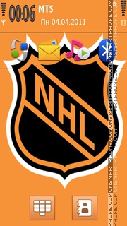 Nhl Logo es el tema de pantalla
