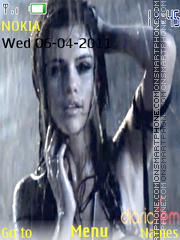 Selena Gomez theme screenshot