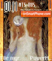Capture d'écran Klimt thème