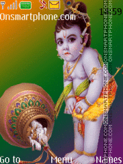 Capture d'écran Bal Krishna thème