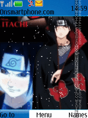 Animated Itachi theme screenshot