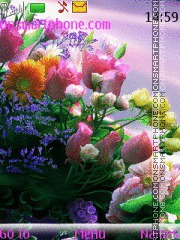 Capture d'écran Flowers Bouquet thème