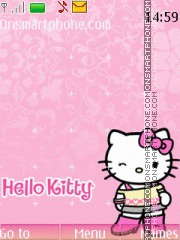 Pink Kitty 05 theme screenshot
