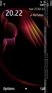 Neon Violin Theme-Screenshot