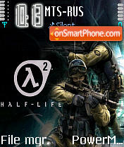 Capture d'écran Half Life thème