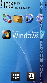 Widnow Seven X-x3d tema screenshot