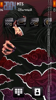 Akatsuki Itachi 01 theme screenshot