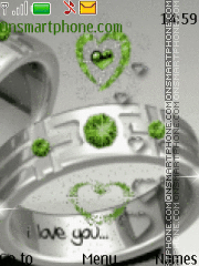 Capture d'écran Green love thème