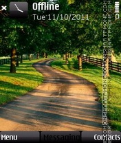 Nature by laxxus theme screenshot