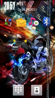 Fire Moto Gp 01 theme screenshot