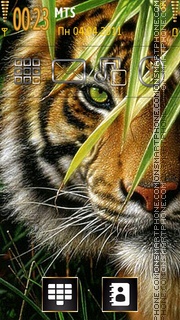 Capture d'écran Tiger 39 thème