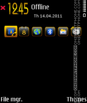 Gold Xpress theme screenshot