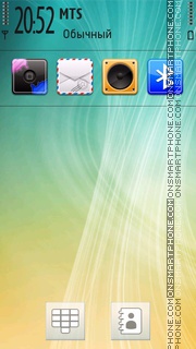 Скриншот темы Cista Colors Iphone