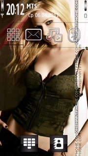Avril Lavigne 12 theme screenshot