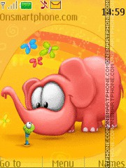 Baby elephant theme screenshot