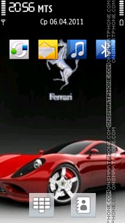 Ferrari 600 theme screenshot