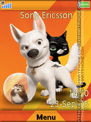 Capture d'écran Bolt Dog Cat thème