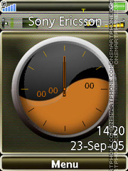 Dual Clock 01 tema screenshot