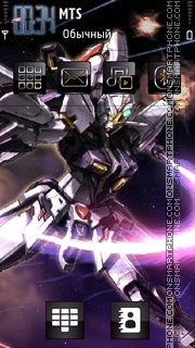 Скриншот темы Gundam 08