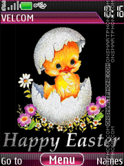 Happy Easter animation es el tema de pantalla